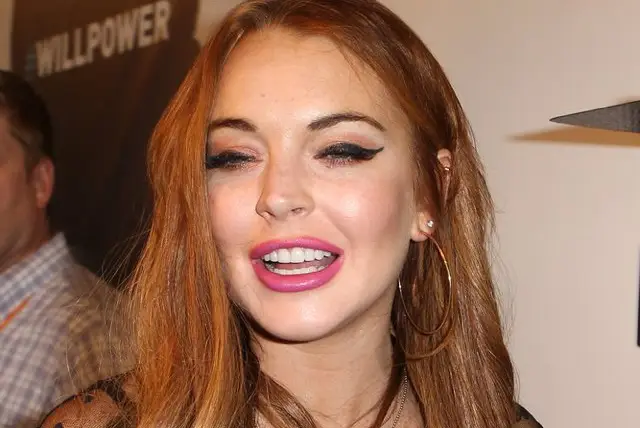 Lindsay Lohan in August